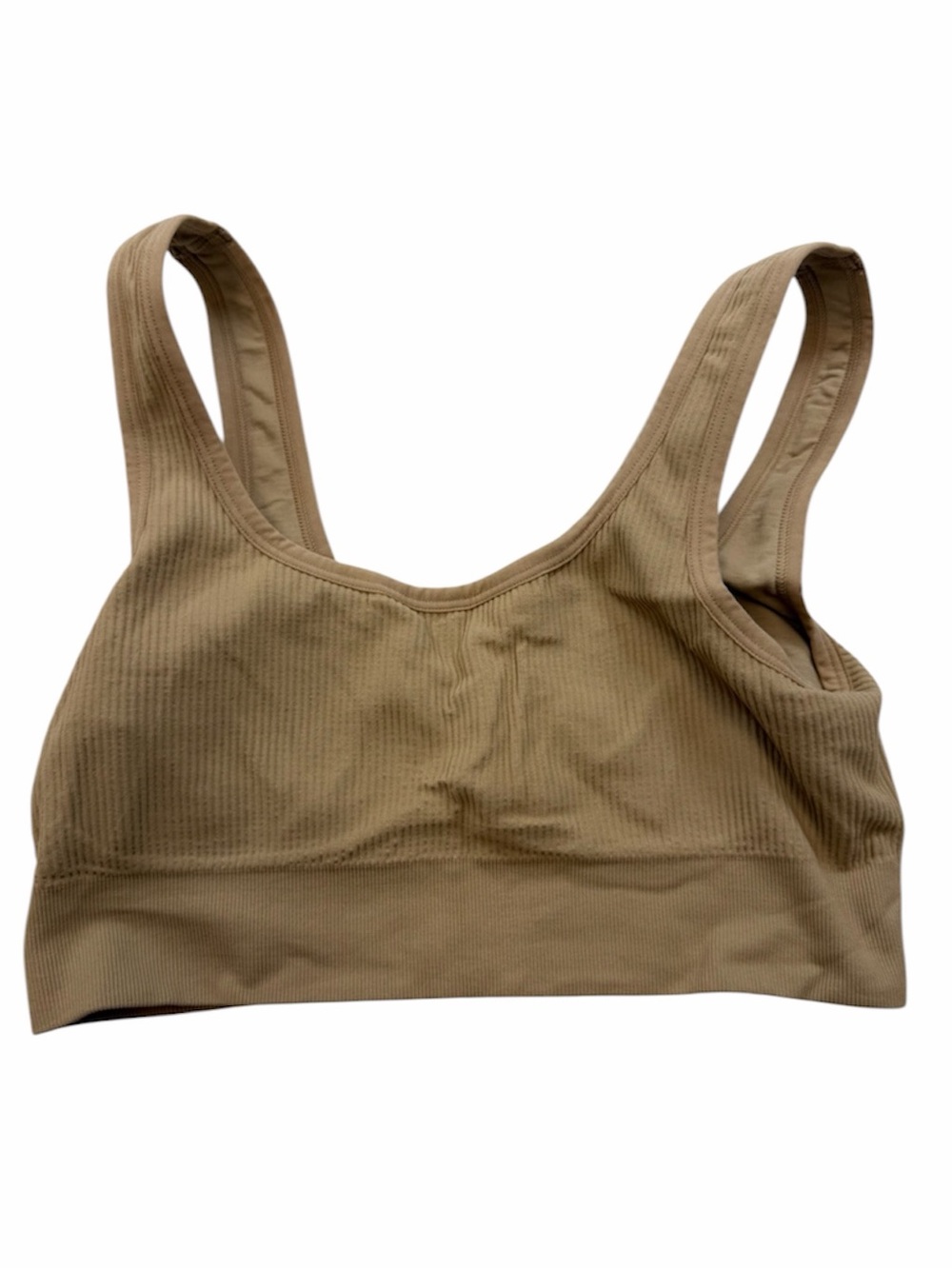 NWOT QUINCE 2 Pack Comfort Rib Tank Bralettes Large Sand 1067